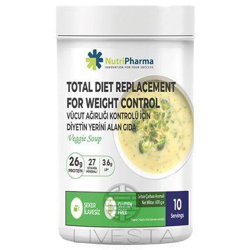 Диетическая добавка Питательный суп "Овощной" Nutripharma, 600 г 500332 фото