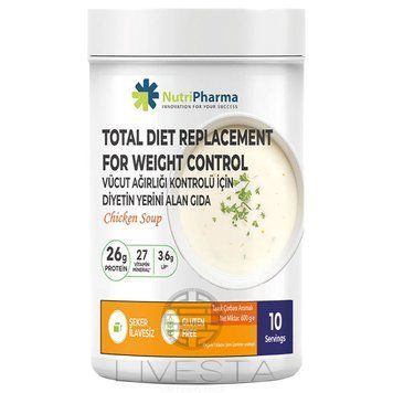 Диетическая добавка Питательный суп "Куриный" Nutripharma, 600 г 50033 фото